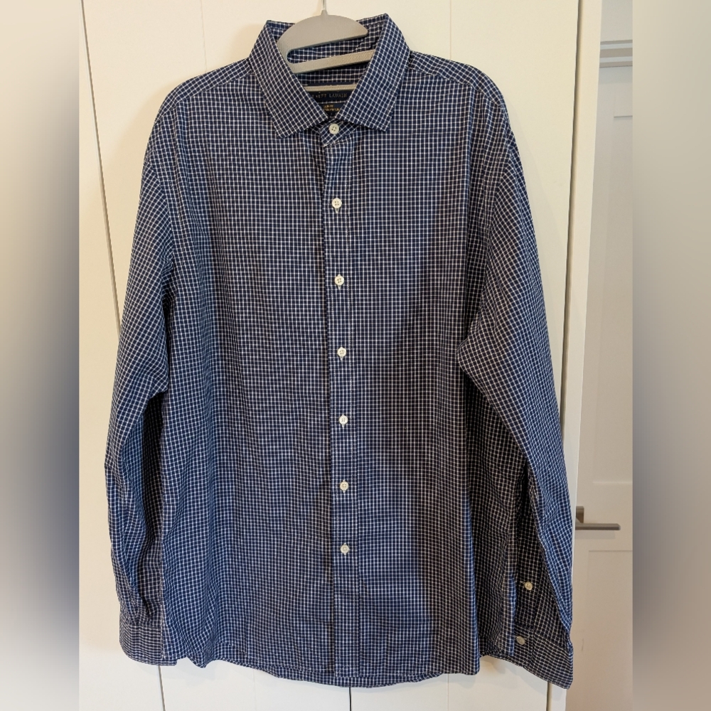 Polo Ralph Lauren Poplin Cotton Stretch Shirt Men's Slim XL EUC